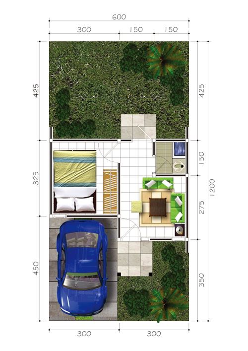 Layout Tipe 23 (subsidi)
